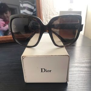 Oversized Dior sunglasses